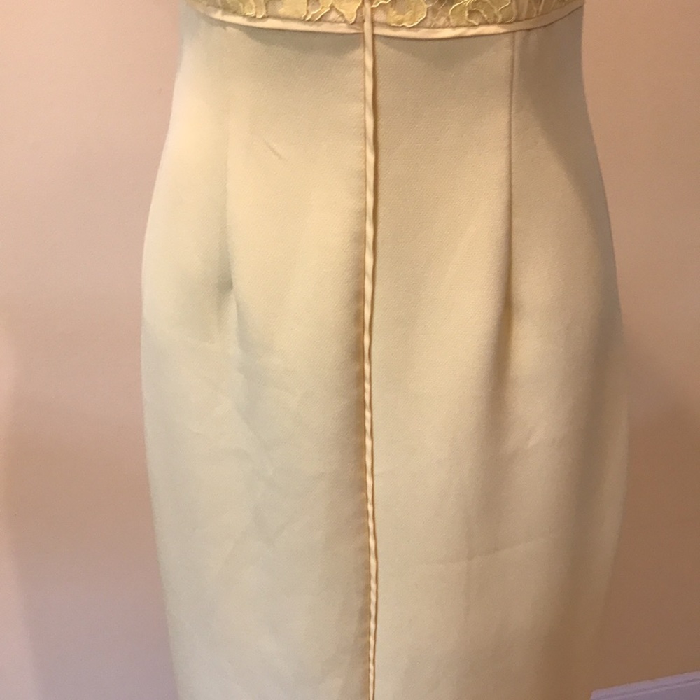 Women’s size 4 Work Dress Yellow Eva Mendes New York & Co dress GUC - Picture 3 of 8